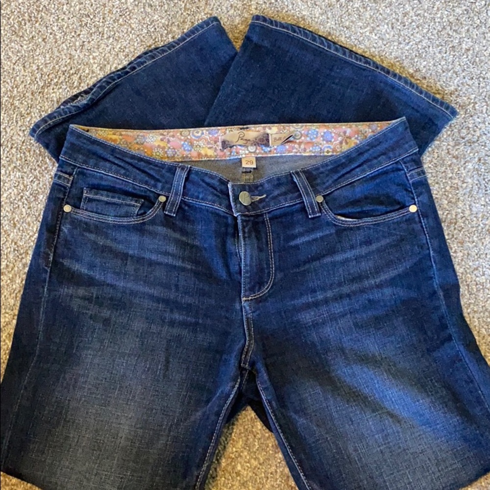 Paige bell canyon bell bottom jeans